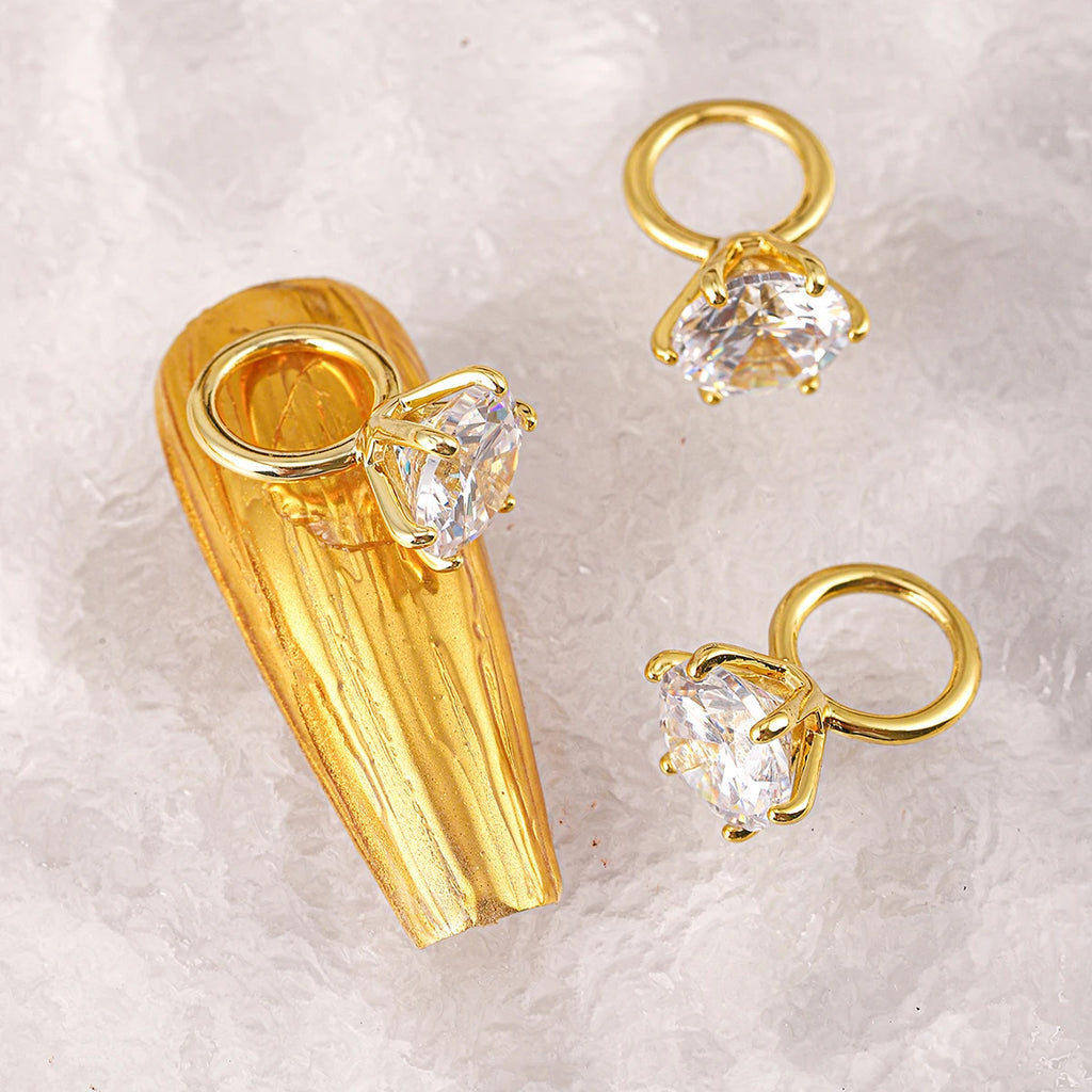 Kit 3 Anéis Decorativos com Zircônia