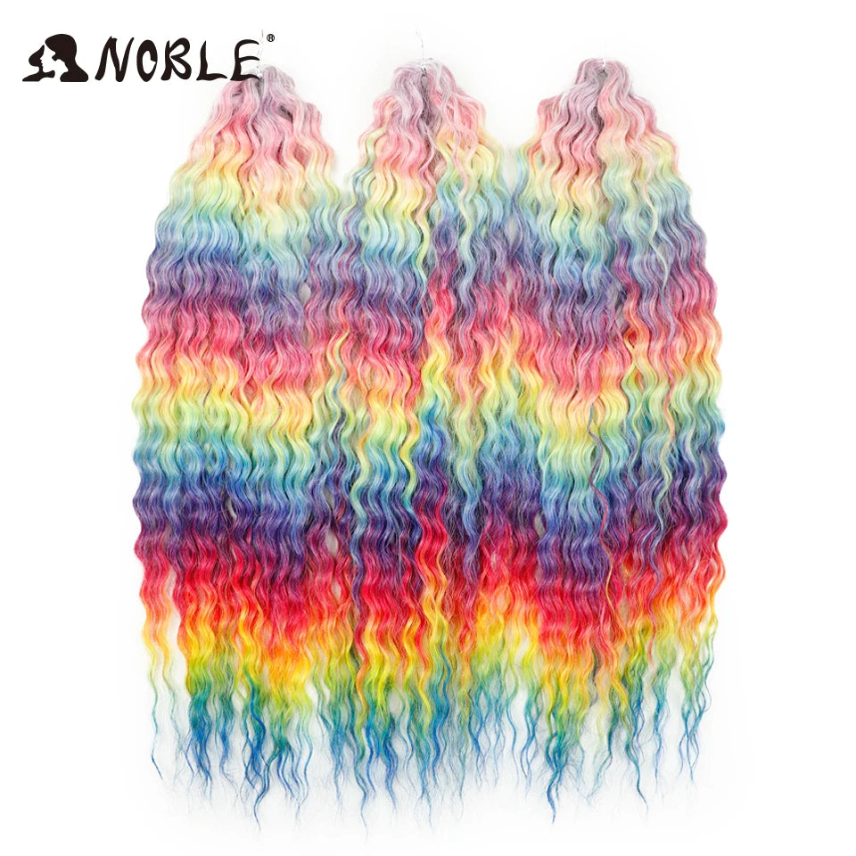 Cabelo Sintético Ondulado para Tranças