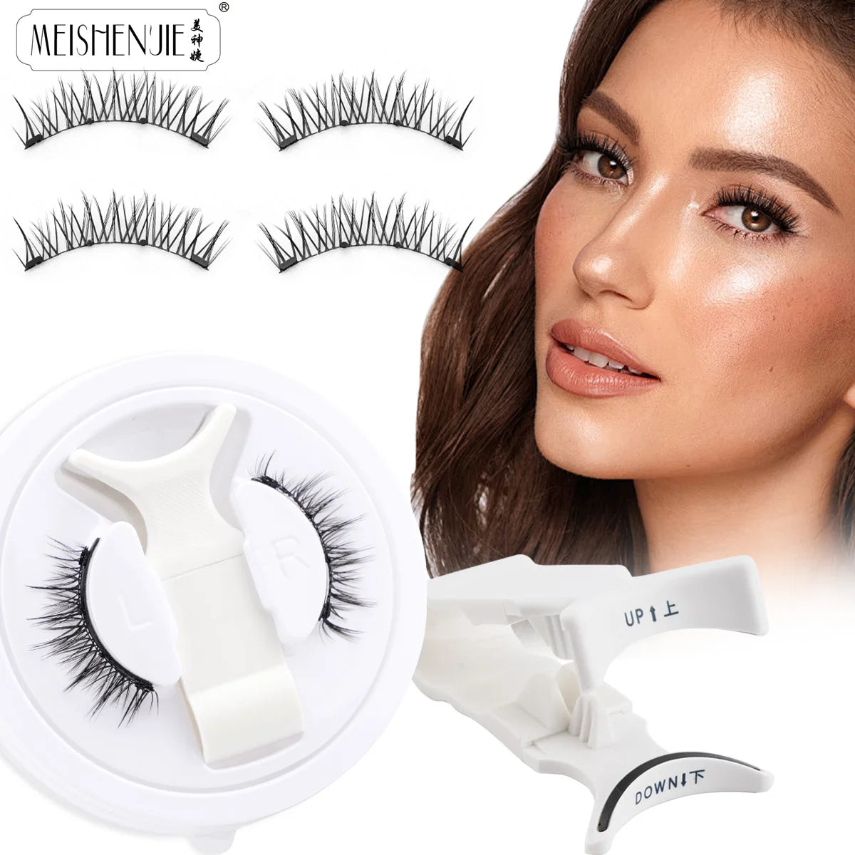 Kit de Cílios Magnéticos Meeshenjie