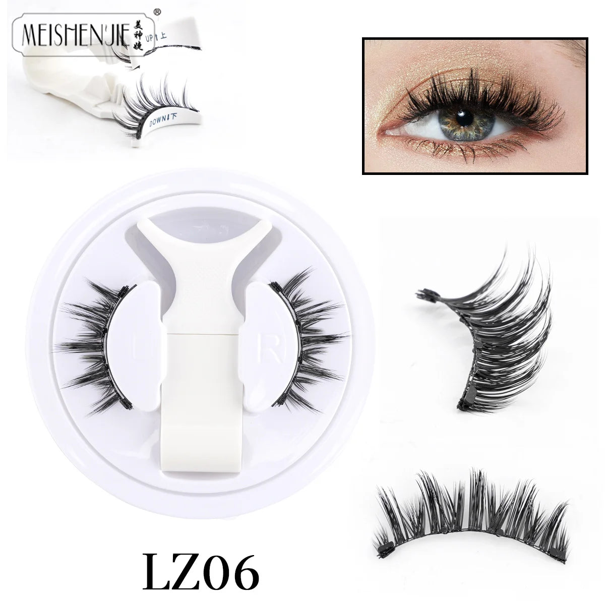 Kit de Cílios Magnéticos Meeshenjie