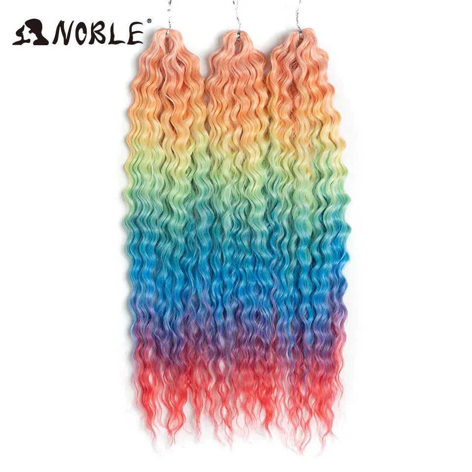 Cabelo Sintético Ondulado para Tranças