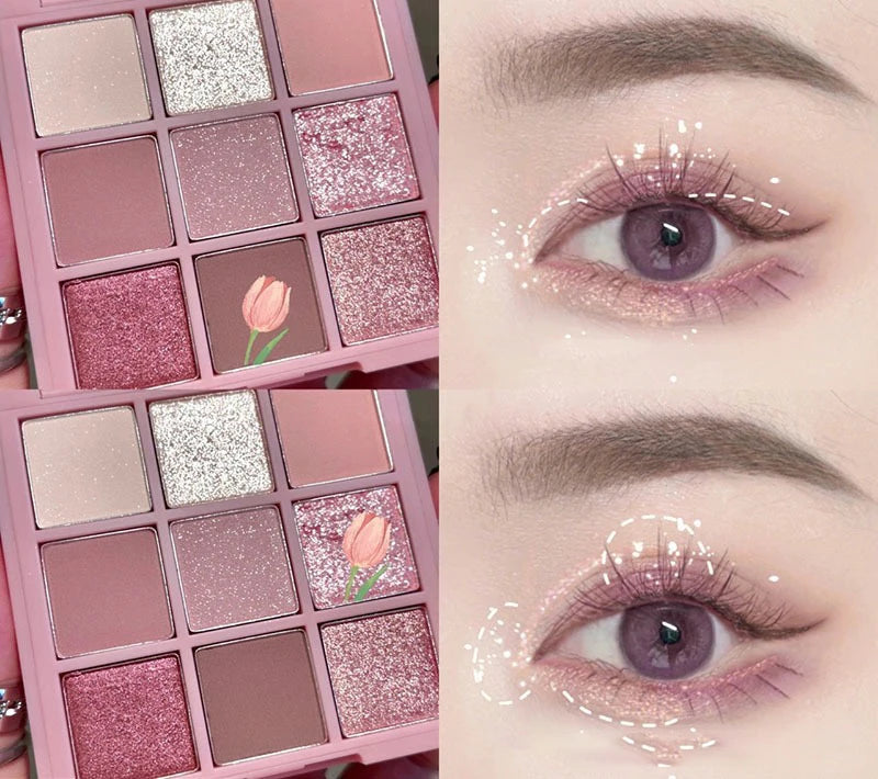 Paleta de Sombras Cintilantes