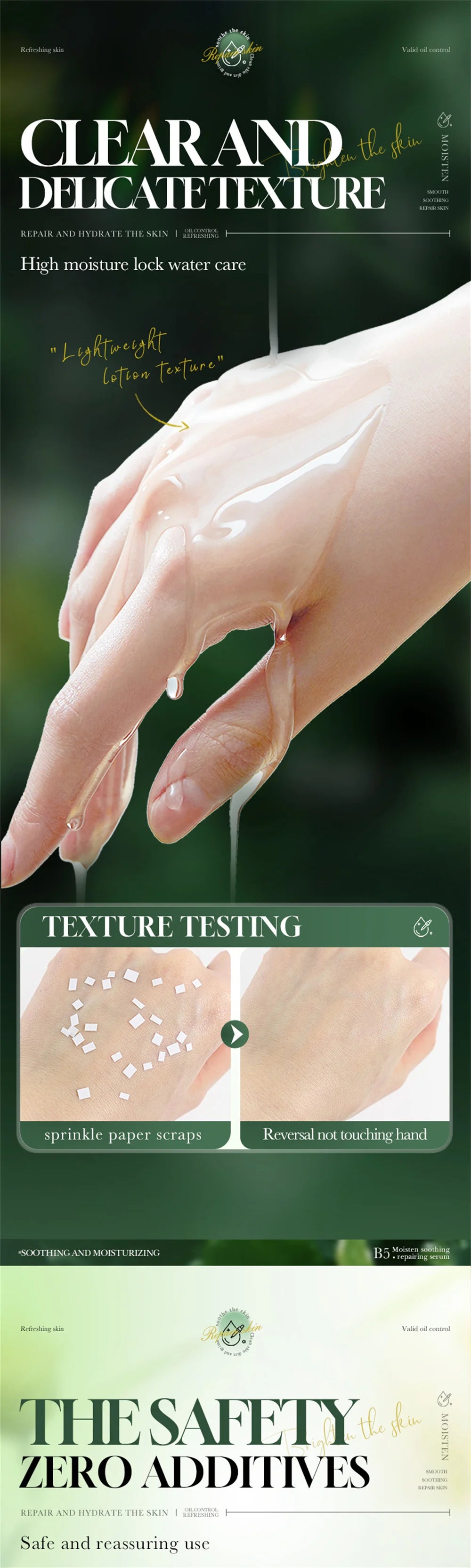 Sérum Facial Calmante e Hidratante