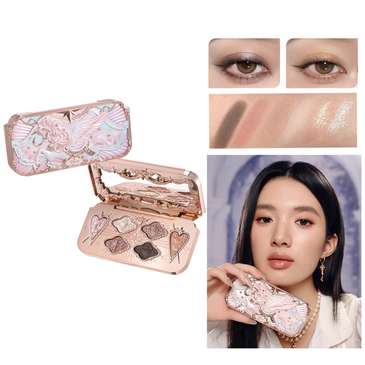 Paleta 6 Sombras Swan Ballet Flower Knows