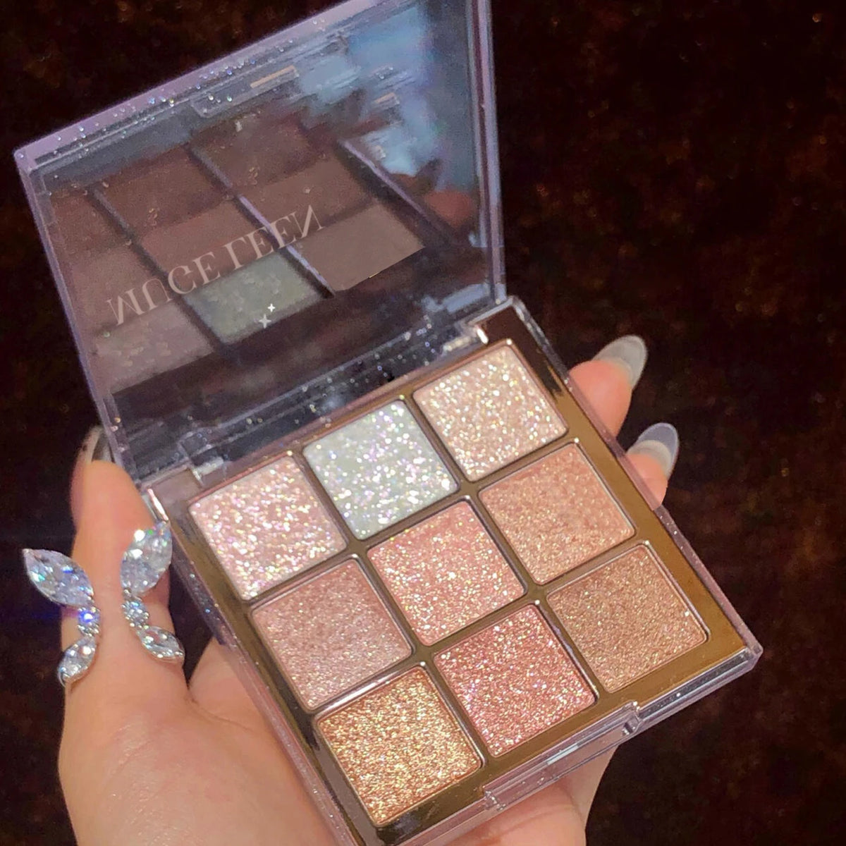 Paleta de Sombras Cintilantes