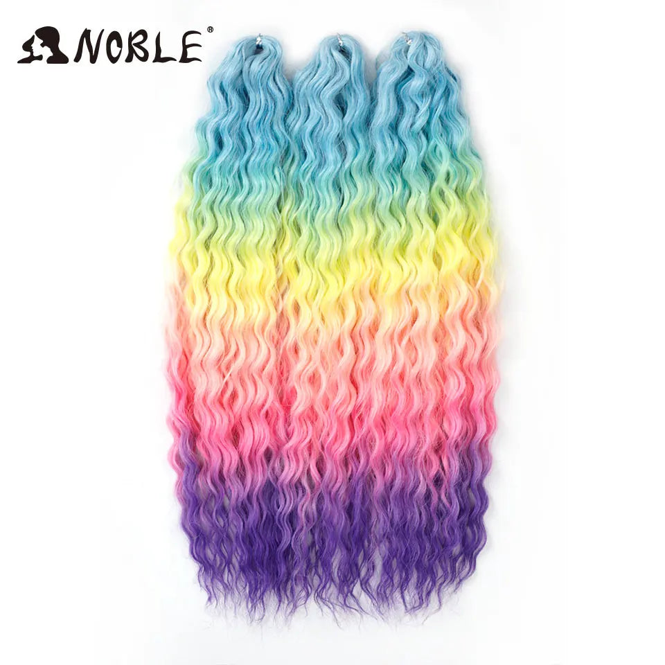 Cabelo Sintético Ondulado para Tranças