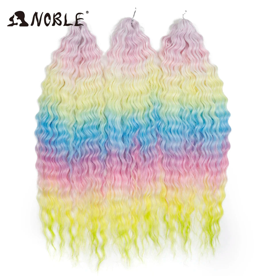 Cabelo Sintético Ondulado para Tranças