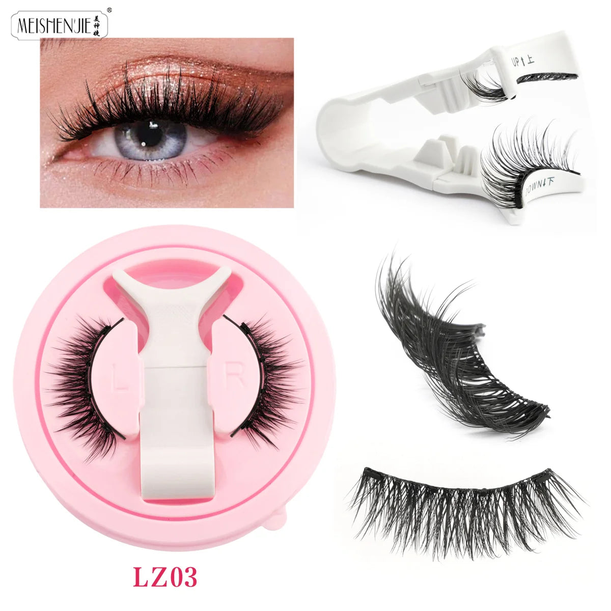 Kit de Cílios Magnéticos Meeshenjie