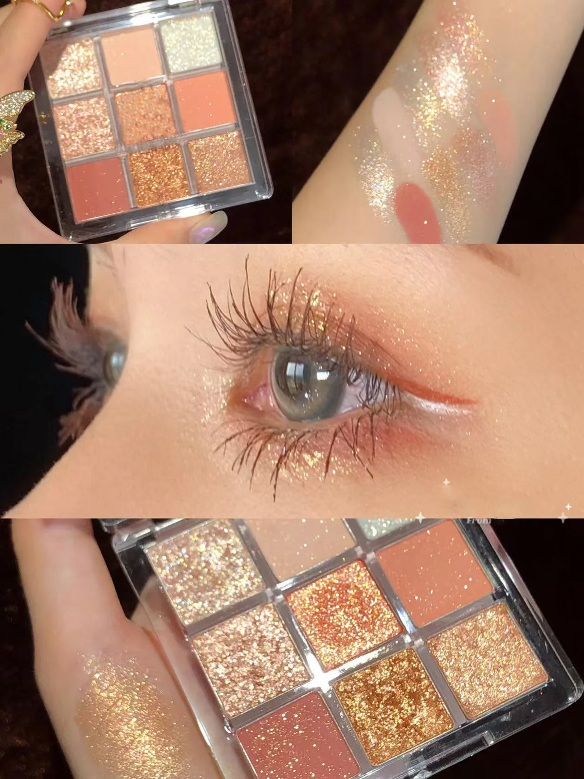 Paleta de Sombras Cintilantes
