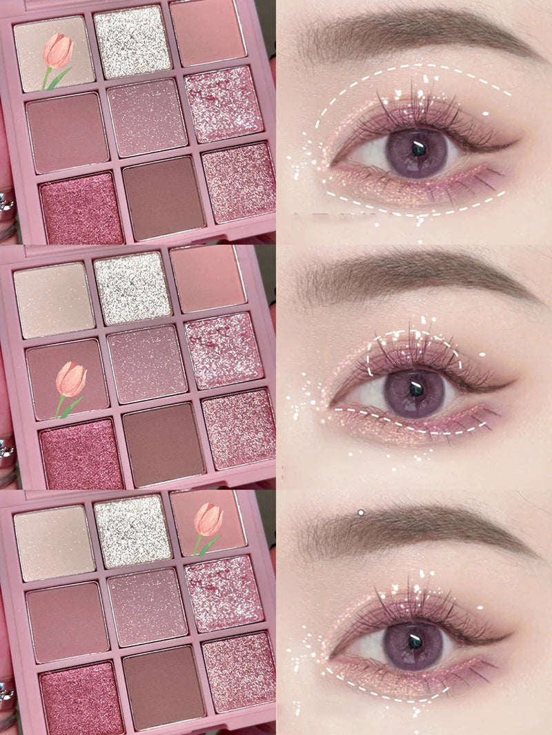 Paleta de Sombras Cintilantes