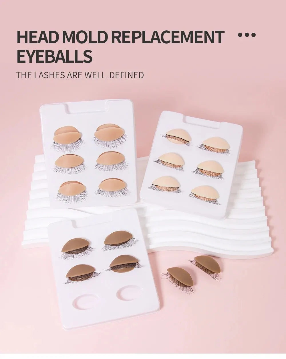 Kit 3 Pálpebras de Silicone para Treino
