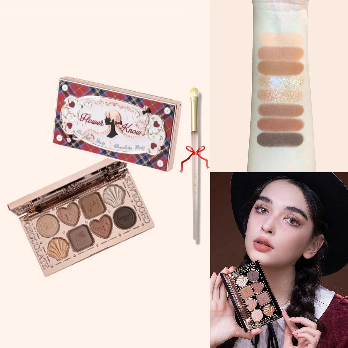 Paleta 6 Sombras Swan Ballet Flower Knows