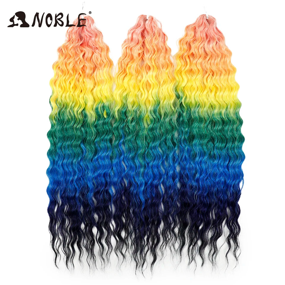 Cabelo Sintético Ondulado para Tranças