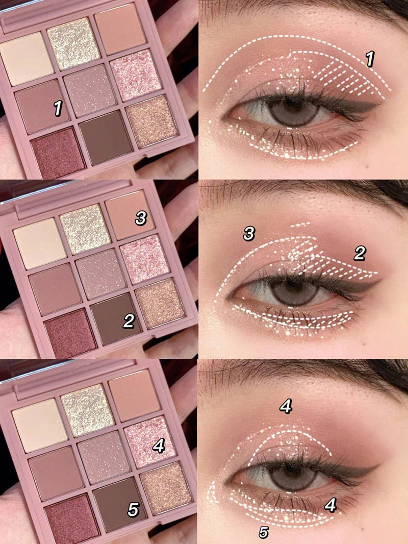 Paleta de Sombras Cintilantes