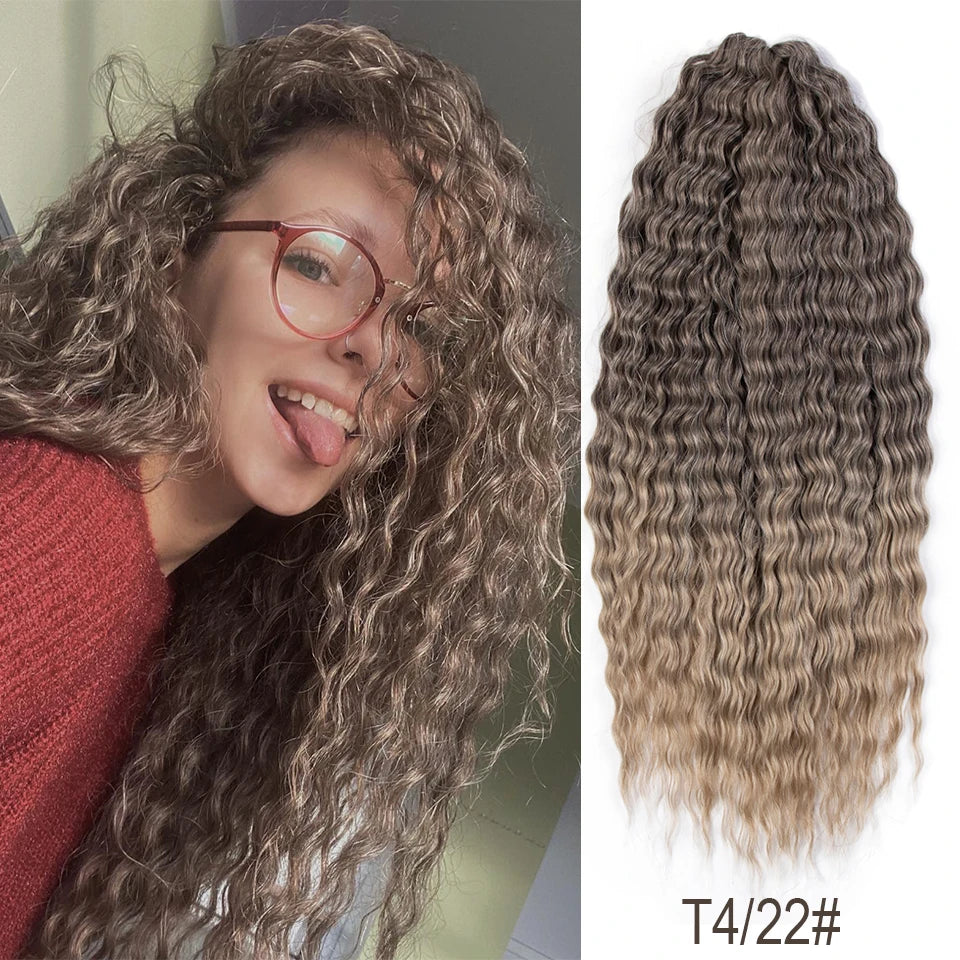 Cabelo Sintético Ondulado para Tranças