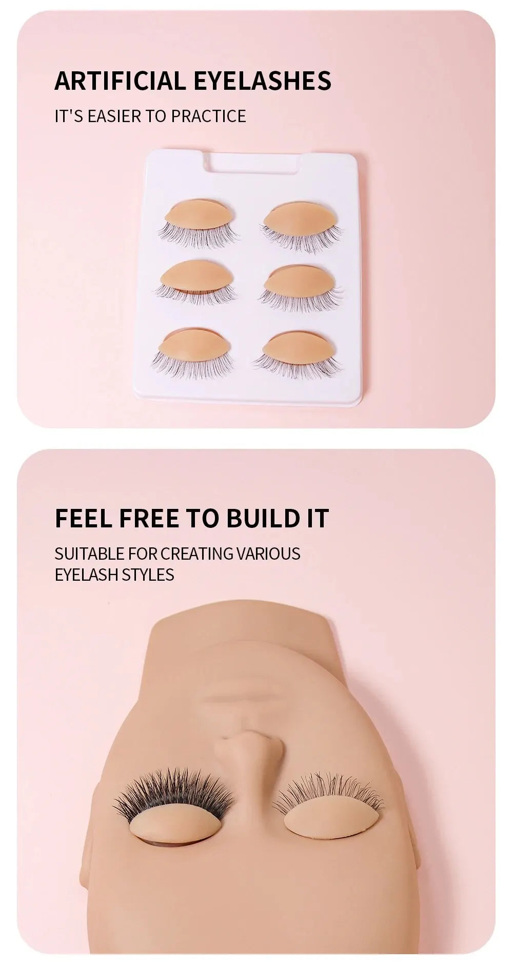 Kit 3 Pálpebras de Silicone para Treino