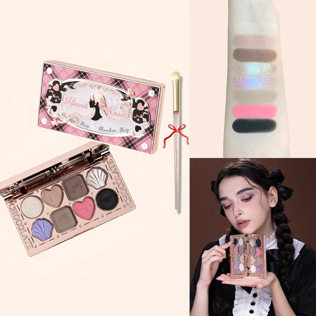 Paleta 6 Sombras Swan Ballet Flower Knows